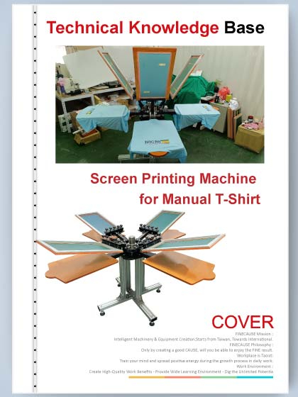 手动四色网印机(T恤印刷机)组装/印刷教学-FA-T404﻿